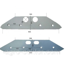 Польова дошка B2, TA8 на плуг Gregoire Besson 173388