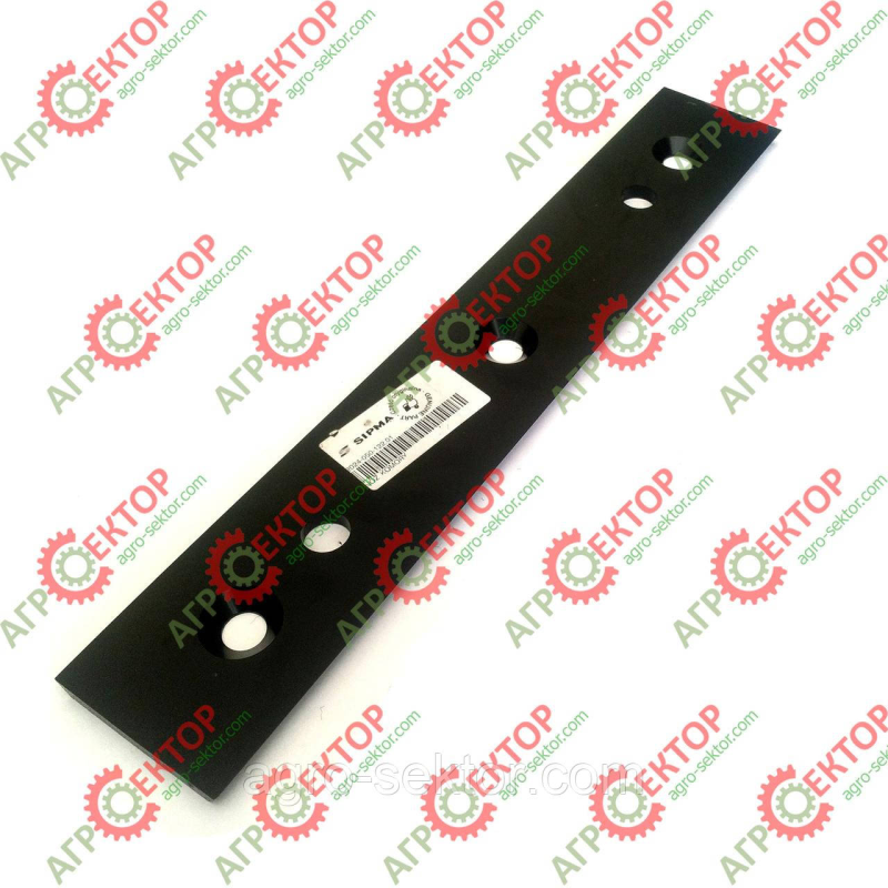 Ніж поршня нерухомий протирізальний 390 мм Оригінал на прес-підбирач Sipma Z-224 2024-050-122.01 5224051220