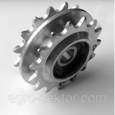 Зірочка подвійна з підшипником в зборі Z-15 Kverneland AC819062