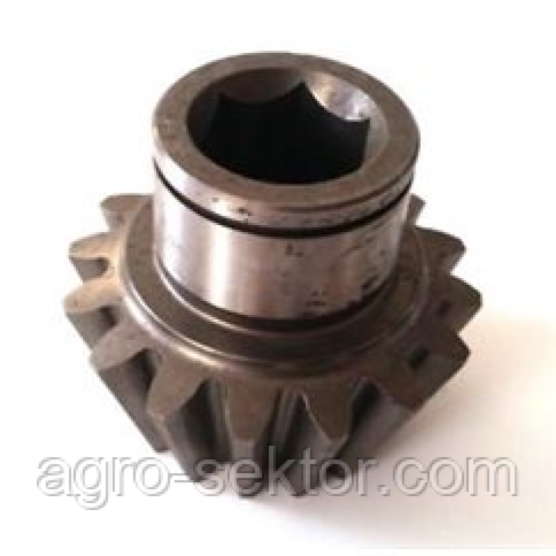 Шестерня конічна корби z16 під шестигранний вал прес-підбирача Welger 0307.77 0307.77.00.00 0307.77.00.01 0307.77.00.02 030777