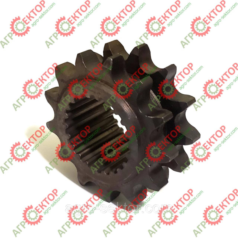 Зірочка подвійна шліцева маленька до пресс-підбирача Welger AP41 0308.60 030860 0308.60 JAG59-0067 Зірочка подвійна шліцева маленька до пресс-підбирача Welger AP41 0308.60 030860 0308.60 JAG59-0067