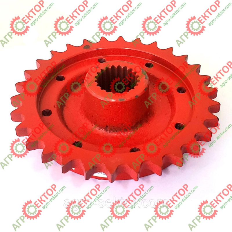 Зірочка z30 (20 шліців) 8 отворів прес-підбирача Welger AP71 0708.71.01 JAG59-0170 1307.35.07.03 Зірочка z30 (20 шліців) 8 отворів прес-підбирача Welger AP71 0708.71.01 JAG59-0170 1307.35.07.03