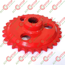 Зірочка приводу подавача маси Z30 зубів 18 шліців прес-підбирача Welger AP30 AP41 AP45 0708.89-G JAG59-0029