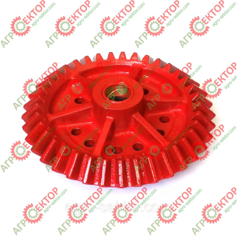 Шестерня конічна Z37 D35мм 12 отворів на прес-підбирач Welger AP41, AP45 1115.32.02.07 0707.08.00.00 1115320207 070708 0707.08