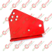 Пластина кріплення нижня стійки корпусу плуга Kverneland KK083661 KK083661R A133634894 Пластина кріплення нижня стійки корпусу плуга Kverneland KK083661 KK083661R A133634894
