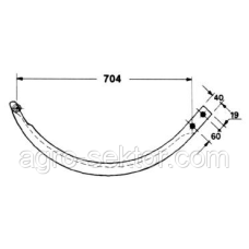 Голка 674 мм WELGER AP71 59.028-G JAG51-0033