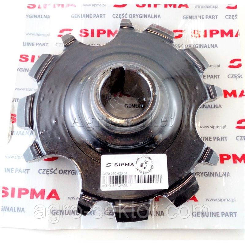 Зірочка II ланцюга камери пресування рулонного прес-підбирача Sipma 5270-070-630.01 5270-070-630.00 527007063001 527007063001