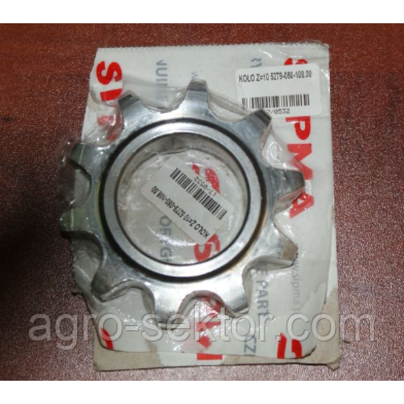 Зірочка z=10 - 1““ натяжна рулонного преспідбирача Sipma 5279-080-108.00 527908010800