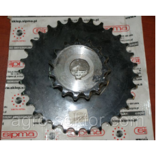 Шестерня зірочка подвійна I Z=32/15 рулонного преспідбирача Sipma 5276-200-640.01 527620064001