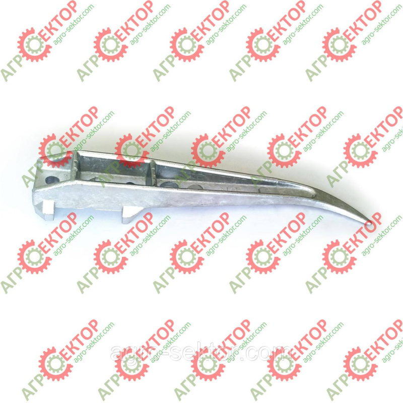 Зубець правий широке кріплення механізму подачі маси на прес-підборщик Fortschritt К-454 4335100023