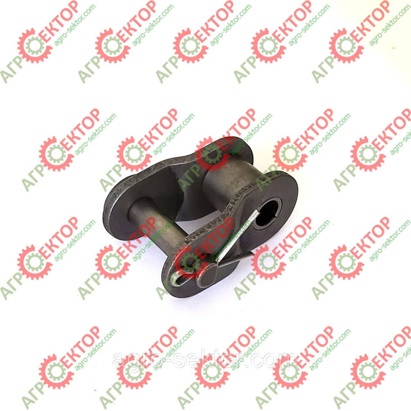 Ланка перехідна з“єднувальна головного ланцюга приводу аналог ПР-25,4 на прес-підбирач Sipma Z-224 0829-402-106 80-1-OL