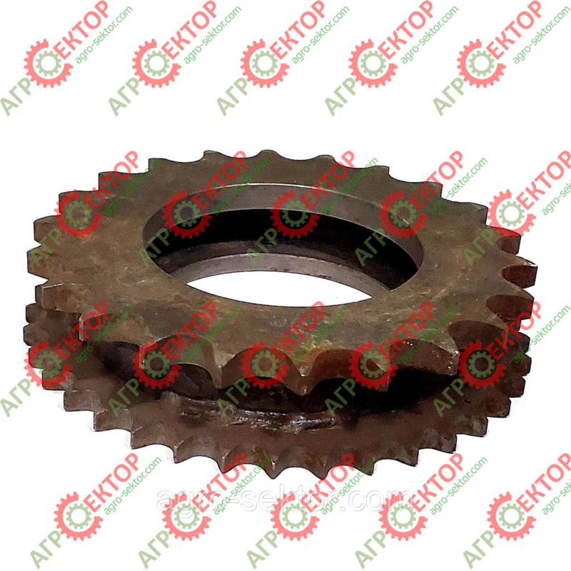 Зірочка подвійна приводних ланцюгів Z22/37 пресспідбирача Famarol Z-511 8245-511-004-284 5511/004-01-220 5511/00428