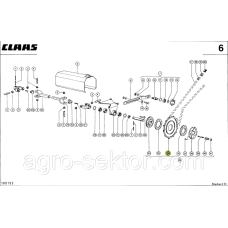 Зірочка приводу підбирача на прес-підбирач Claas Markant 770623.0