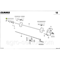 Ковпак підшипника підбирача на прес-підбирач Claas Markant 818081.02