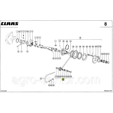 Натяжна Зірочка підбирача на прес-підбирач Claas Markant 819170.01