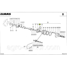 Сальник ступиці підбирача на прес-підбирач Claas Markant 819809.01