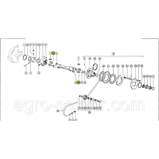 Кристовина приводу підбирача на прес-підбирач Claas Markant 972580.01