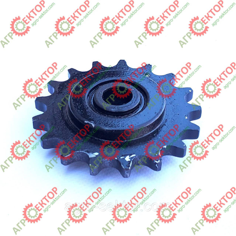 Натяжна зірочка 17 зубів ланцюга на прес-підбирач Rivierre Casalis 100555