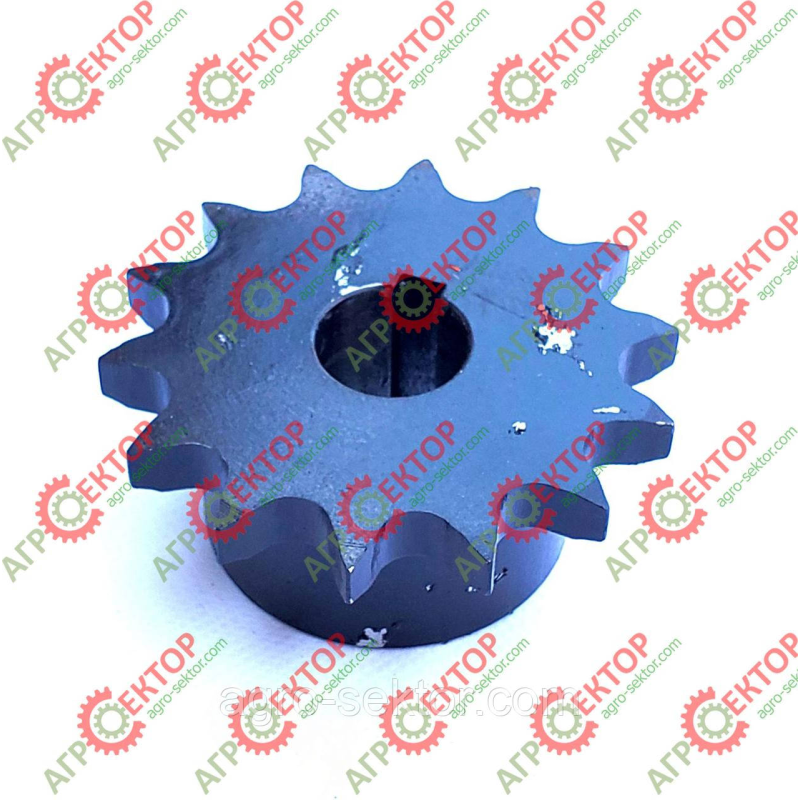 Зірочка 14 зубів приводу підбирача під шпонку на прес-підбирач Rivierre Casalis 79019