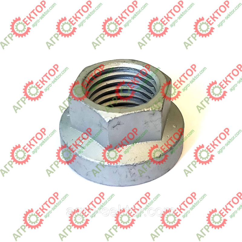 Гайка болта стійки (права різьба М30) плуга Kverneland KK016045 Гайка болта стійки (права різьба М30) плуга Kverneland KK016045