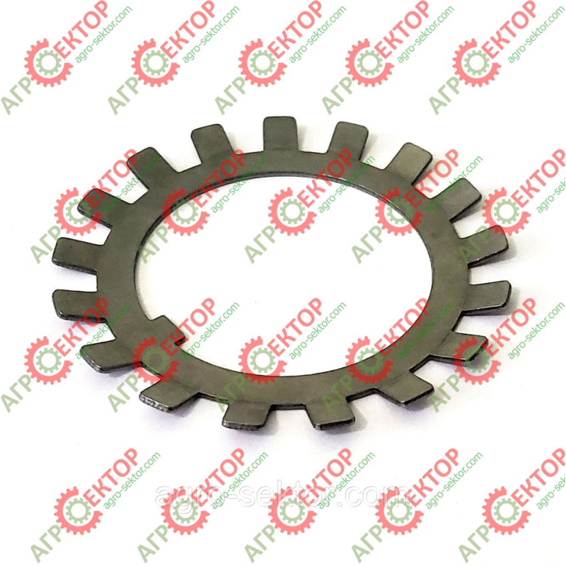 Шайба шплінтовочна гайки М45 головного вала редуктора на прес-підбирач Famarol Z-511 PN-M-86482 MB9 PN-M-82016