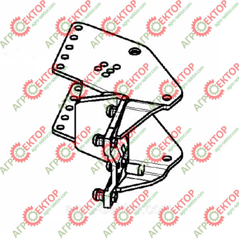 Супорт кріплення корпусу Квернеланд Kverneland KK083692 Супорт кріплення корпусу Квернеланд Kverneland KK083692