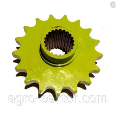 Зірочка привідна шліцева 17Z Х 25,40 на прес-підбирач Claas Rollant 000818857