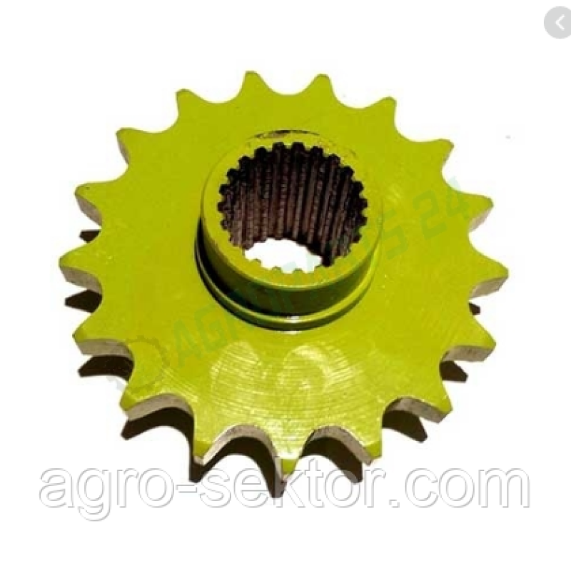 Зірочка привідна шліцева 17Z Х 25,40 на прес-підбирач Claas Rollant 000818857