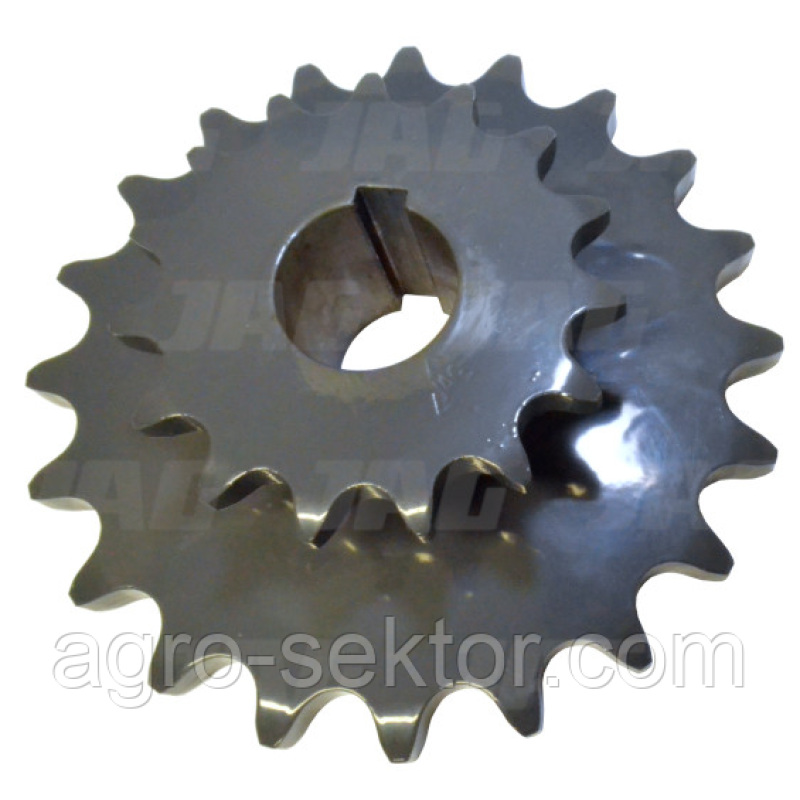 Зірочка подвійна під шпонку 15/20Z на прес-підбирач Claas Rollant 000822167