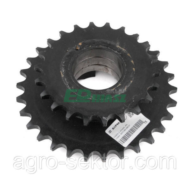 Блок зірочок з храповиком Z30/22 під ланцюг 16BX рулонного преспідбирача Sipma 5270-080-580.01 5276-080-580.10