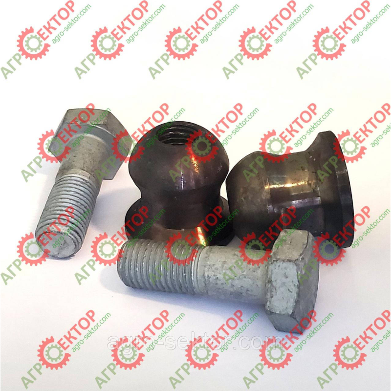 Комплект болтів з яблоками M16X90 плуга Квернеланд Kverneland KK071259 071259 71259 КК071259 аналог Комплект болтів з яблоками M16X90 плуга Квернеланд Kverneland KK071259 071259 71259 КК071259 аналог
