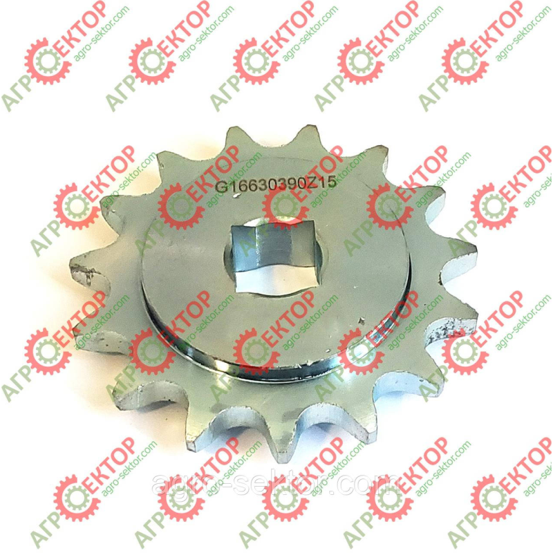 Металева зірочка Z-15 до Gaspardo G16630390 G16630390R 16630390 Металева зірочка Z-15 до Gaspardo G16630390 G16630390R 16630390