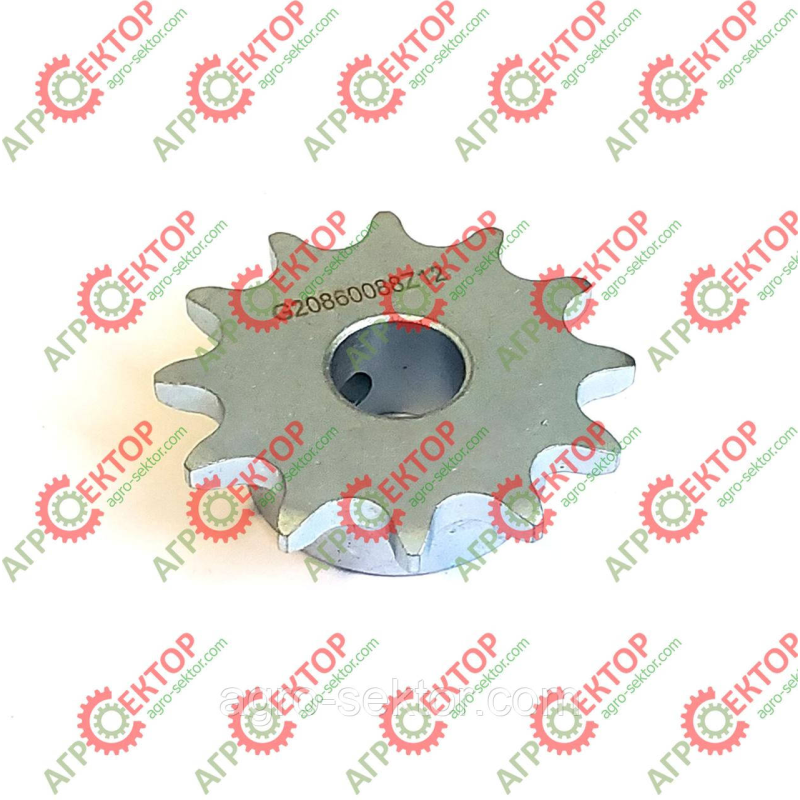 Зірочка під круглий вал Z-12 до Gaspardo G20860088 G20860088R 20860088 Зірочка під круглий вал Z-12 до Gaspardo G20860088 G20860088R 20860088