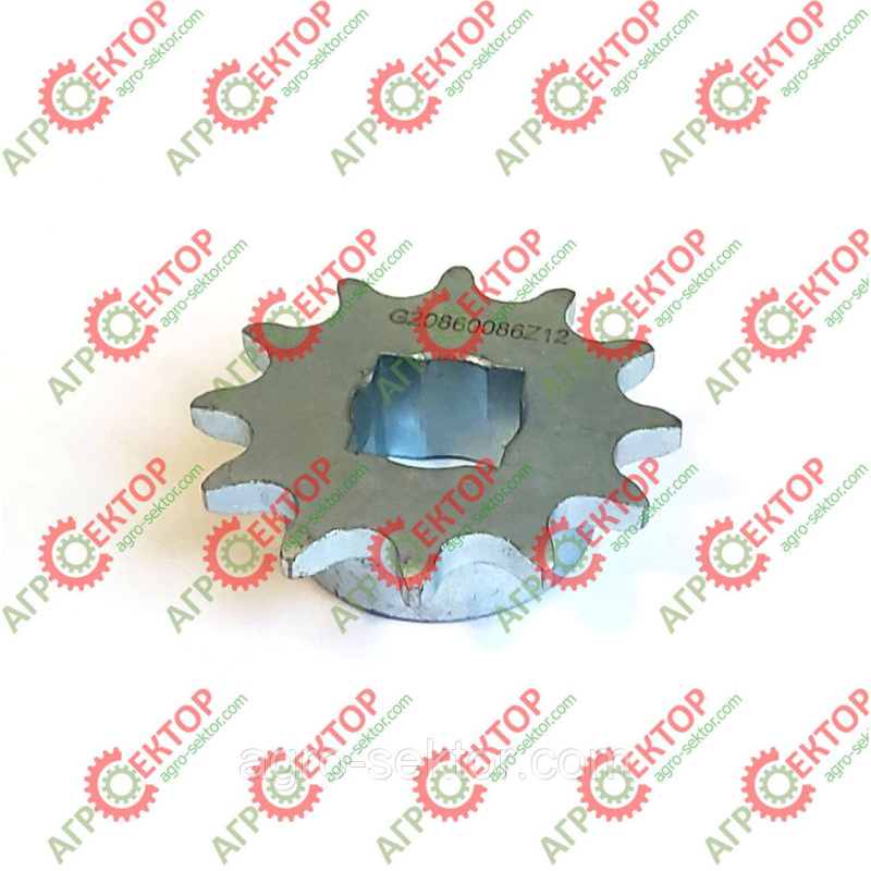 Зірочка під квадратний вал Z-12 до Gaspardo G20860086 G20860086R 20860086 Зірочка під квадратний вал Z-12 до Gaspardo G20860086 G20860086R 20860086