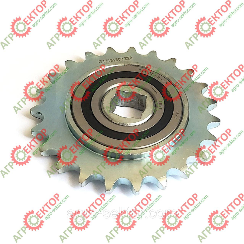 Зірочка Z-23 з обгонною муфтою під вал 20 мм до Gaspardo G17131500 G17131500R 17131500 Зірочка Z-23 з обгонною муфтою під вал 20 мм до Gaspardo G17131500 G17131500R 17131500