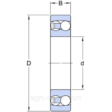 Підшипник штовхача шатуна поршня шариковий прес-підбирача Claas Markant 40 41 55 65 0002382240 238224.0 Аналог