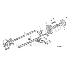 Бол з гайкою М8*30 пальця пружинного підбирач  John Deere 03H1500