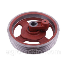 Шків великий 4 паси з трещіткою роторної косарки (в-во Польща) 503602016 5036/02-016/0 8245-036-020-160 8245036020160 5036020160