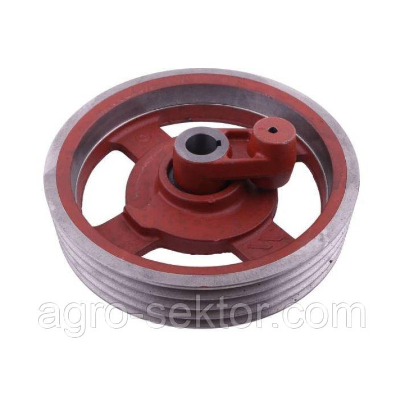 Шків великий 4 паси з трещіткою роторної косарки (в-во Польща) 503602016 5036/02-016/0 8245-036-020-160 8245036020160 5036020160