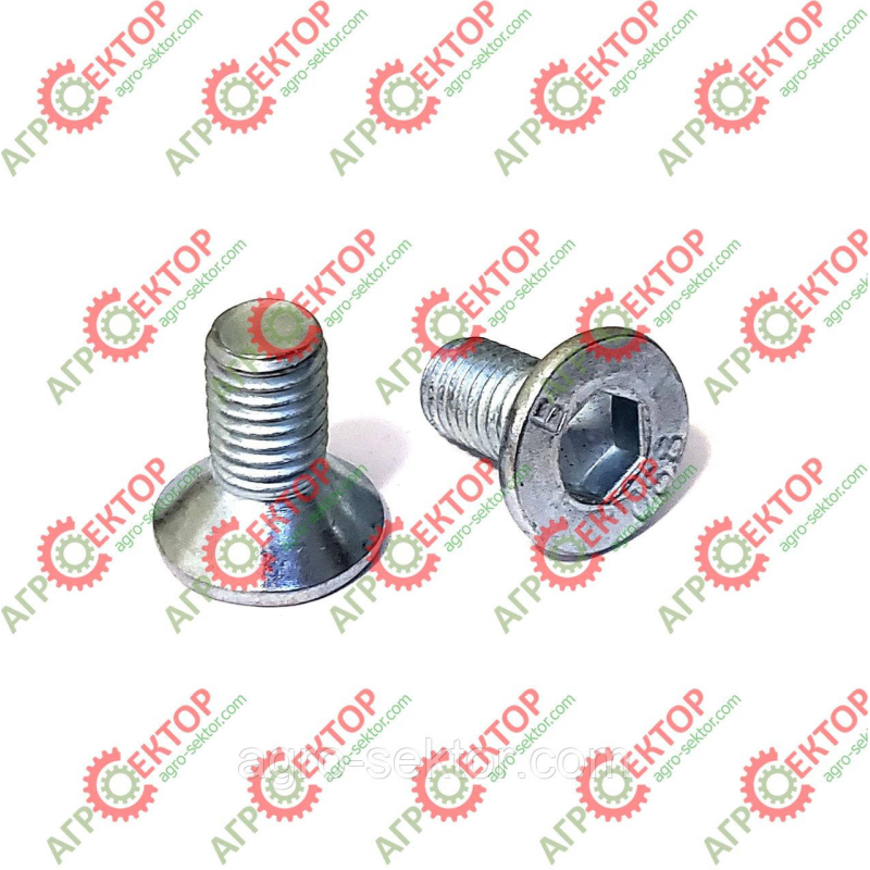 Болт потайний тарілки нижньої ковзаючої роторної косарки Wirax 8245-036-010-515 5036/01-051/0 5036010510 503601051