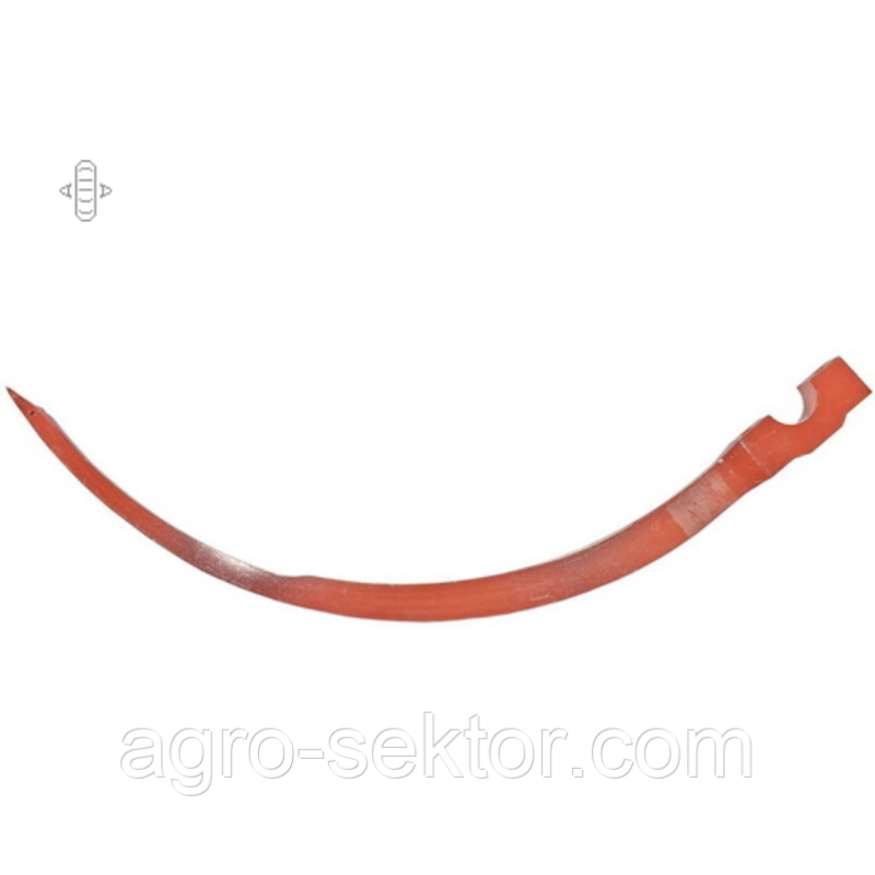 Голка стальна 725 мм прес-підбирача New Holland 285 286 386 59.007-A 59.007A 59007A 59.007A-G 134119 554657 51-0017