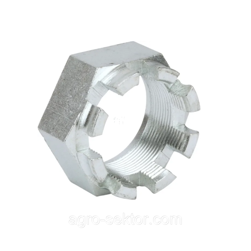 Гайка корончата маточини ступиці борони Farmet Softer m08169