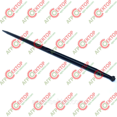 Зуб фронтального навантажувача чорний 36x1100 мм навантажувача Tur RT1