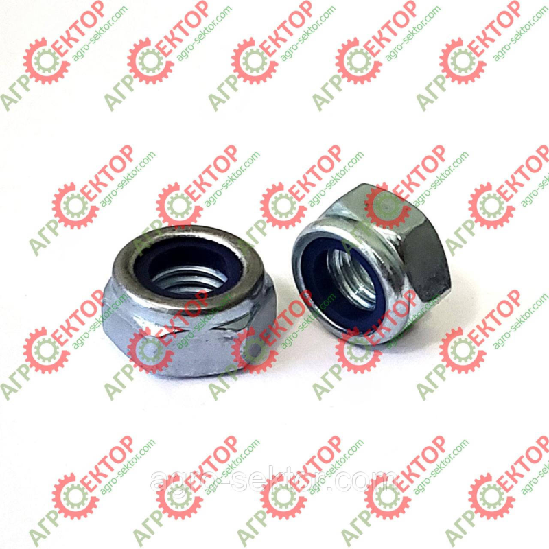 Гайка M10 самостопорна контрогайка на прес-підбирач Sipma Z-224 0653-156-022zn 0653-156-022 0653156022zn 0653156022