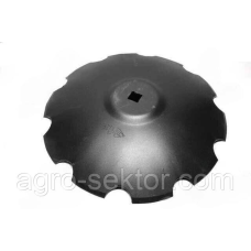 Диск борони ромашка D=710 мм h=7 мм квадрат 41 БДВП-4,2 Краснянка БД4206201 Bellota GM7-1961-28MC41 / GM7196128MC41