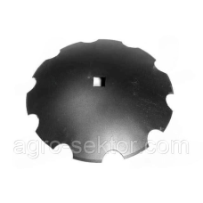 Диск борони ромашка D=660 мм h=6 мм кв. 51, Quivogne DSQ06616/DSQ06629 Bellota GM 6-1906-26MC51 / GM6190626MC51