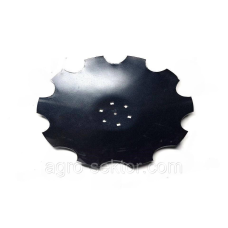 Диск борони ромашка D=510 мм h=5мм 6 отв. Kuhn-Huard H2203180/H2234350 Bellota EQ 5-1966-20 MR. 10 / EQ5196620MR10