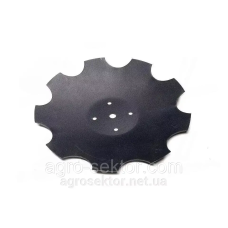 Диск борони ромашка D=460 мм h=4 мм 4 отв., Amazone XL034 Bellota O4 4-1966-18M / O4_4-1966-18M / O44196618M