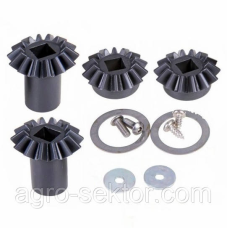 Комплект конічних шестернь мікрогранулятора (2+2) до Gaspardo G20890211 G20890211R 20890211 Оригінал