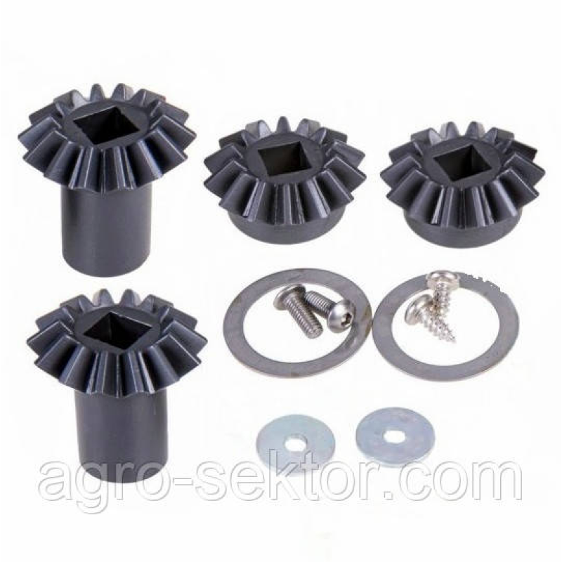 Комплект конічних шестернь мікрогранулятора (2+2) до Gaspardo G20890211 G20890211R 20890211 Оригінал